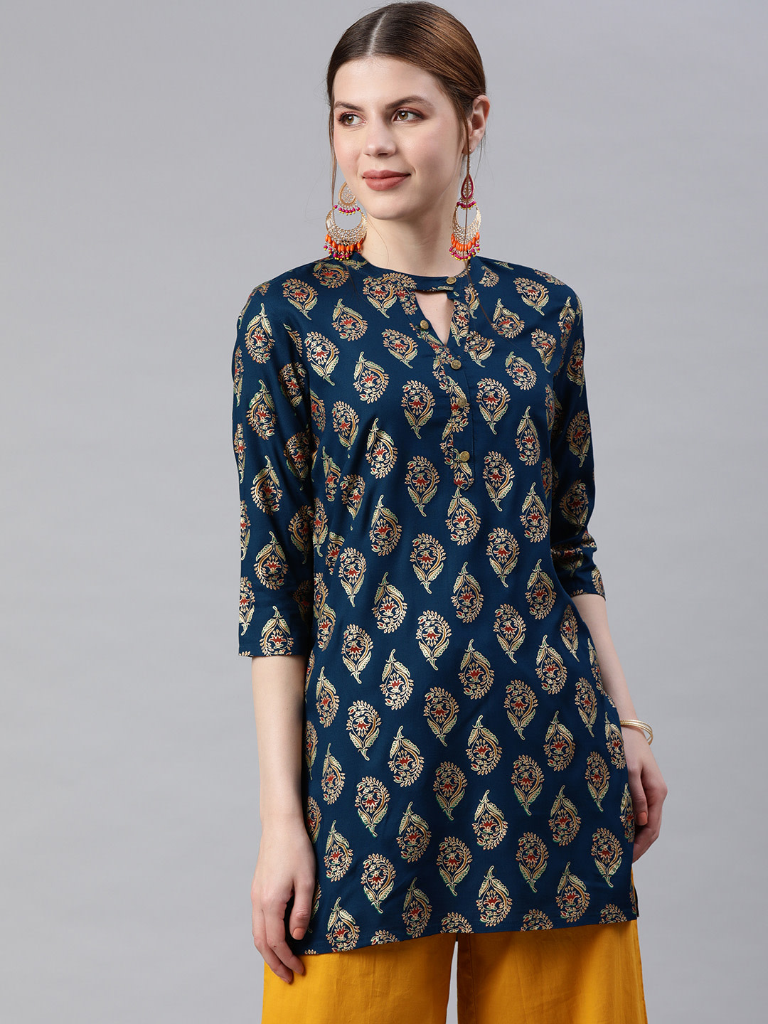 Navy Blue Kurta